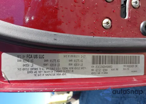 2017 Dodge Challenger Sxt z USA, uszkodzony, nr VIN 2C3CDZAG6HH580853